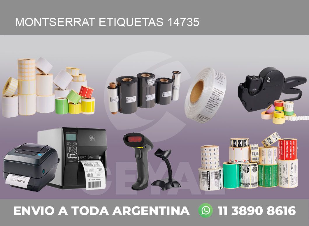 Montserrat etiquetas 14735