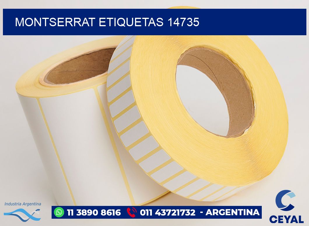 Montserrat etiquetas 14735