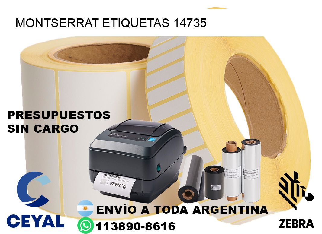 Montserrat etiquetas 14735