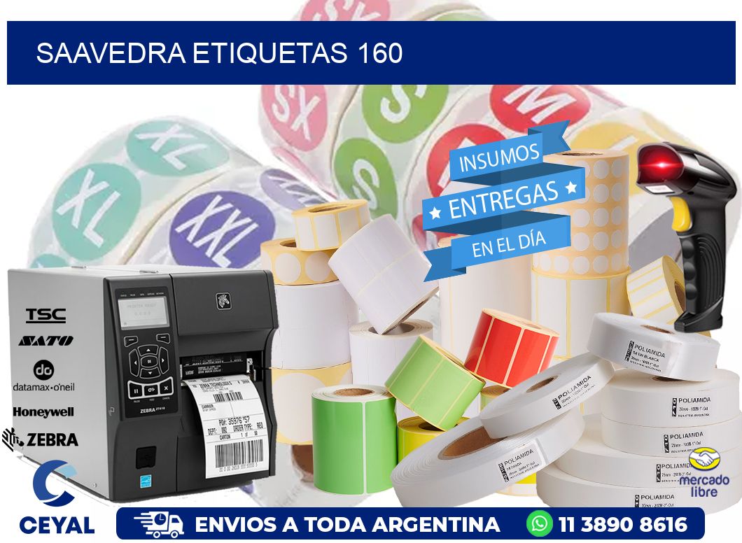 Saavedra etiquetas 160
