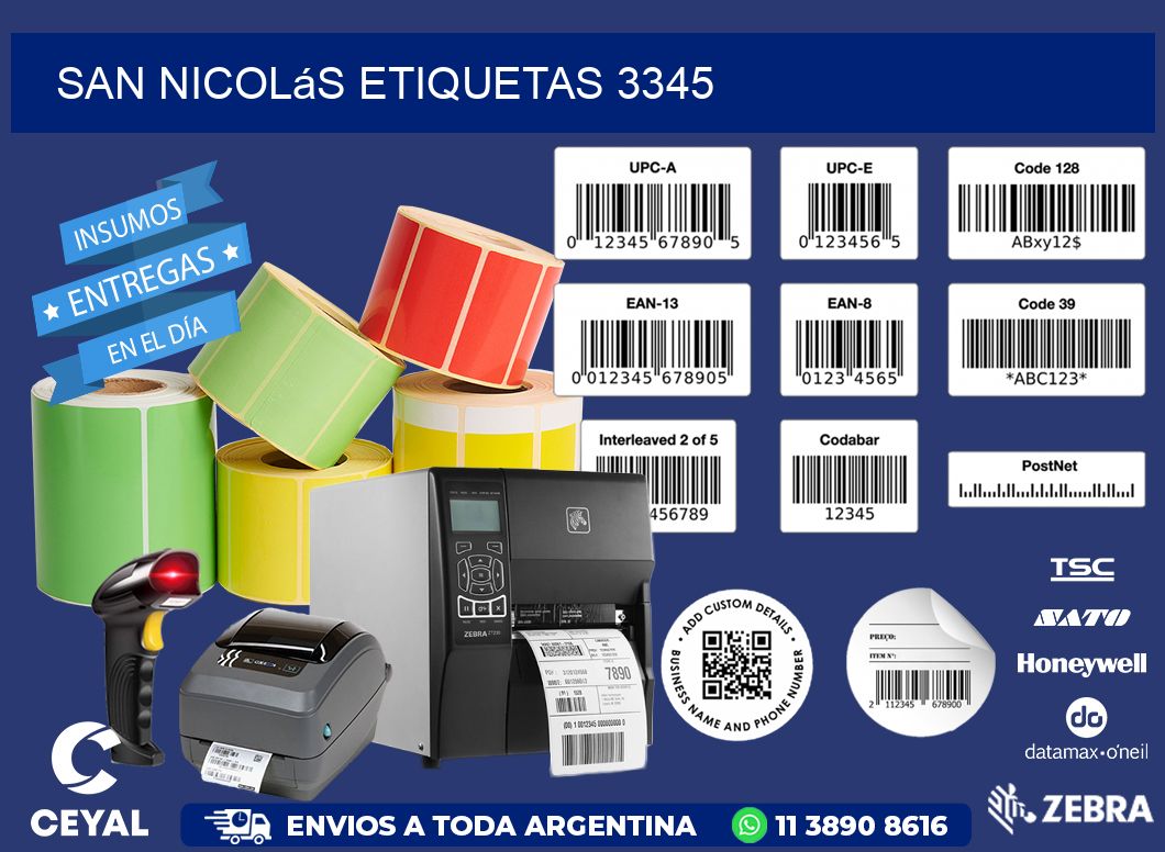 San Nicolás etiquetas 3345