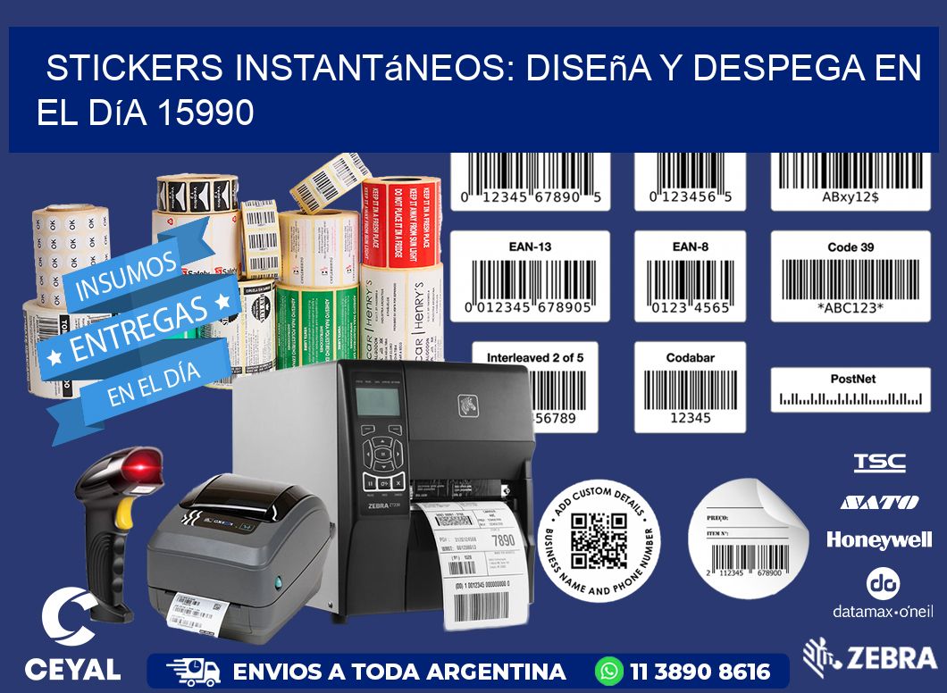 Stickers Instantáneos: Diseña y Despega en el Día 15990
