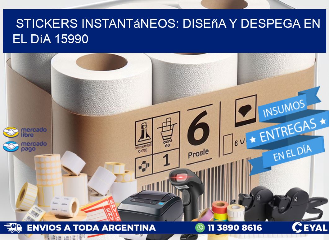 Stickers Instantáneos: Diseña y Despega en el Día 15990