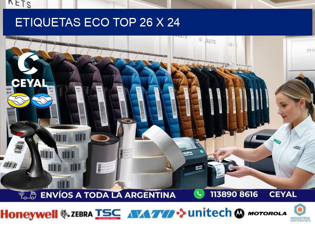 etiquetas eco top 26 x 24