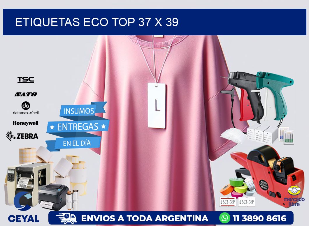 etiquetas eco top 37 x 39