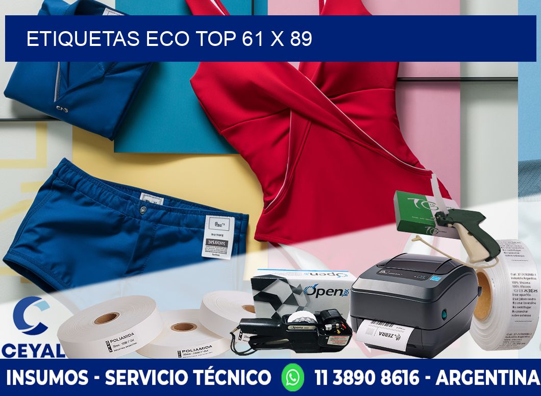 etiquetas eco top 61 x 89