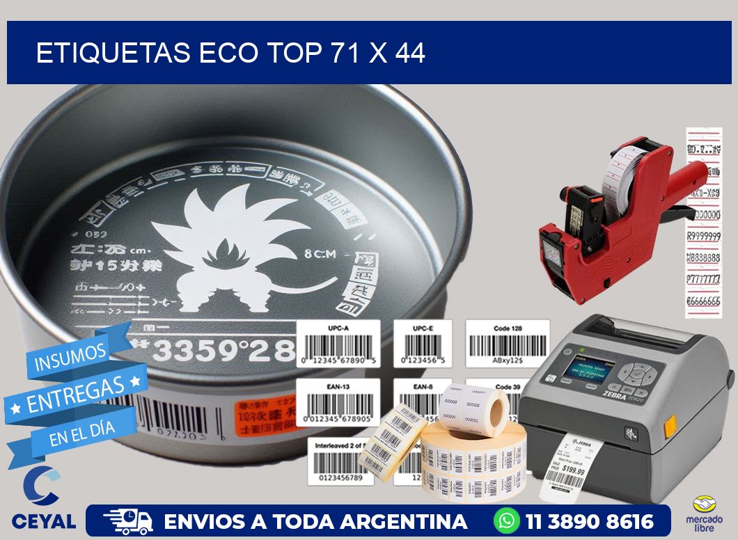 etiquetas eco top 71 x 44