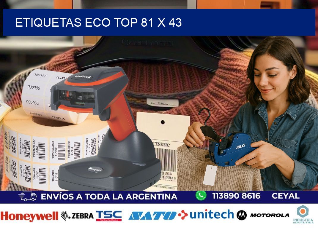 etiquetas eco top 81 x 43