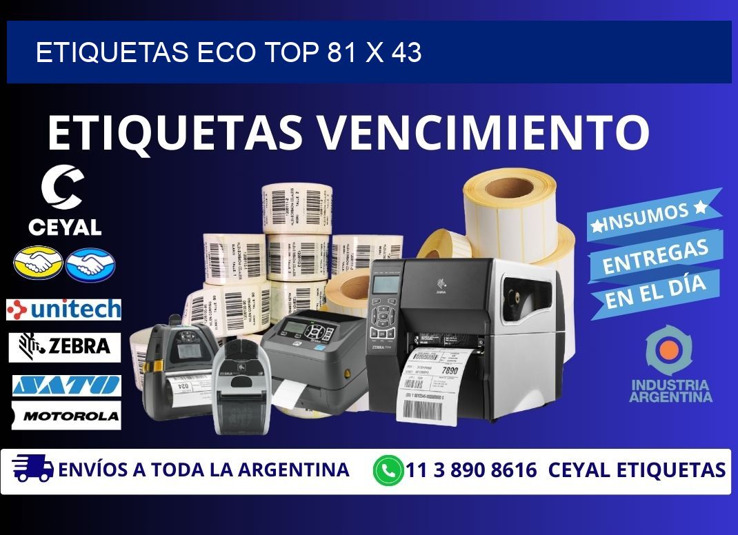 etiquetas eco top 81 x 43