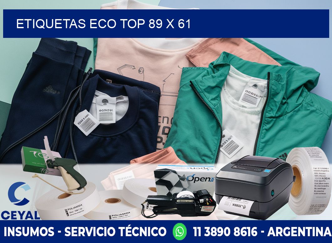 etiquetas eco top 89 x 61