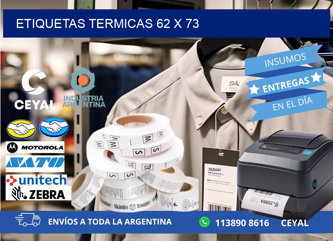etiquetas termicas 62 x 73