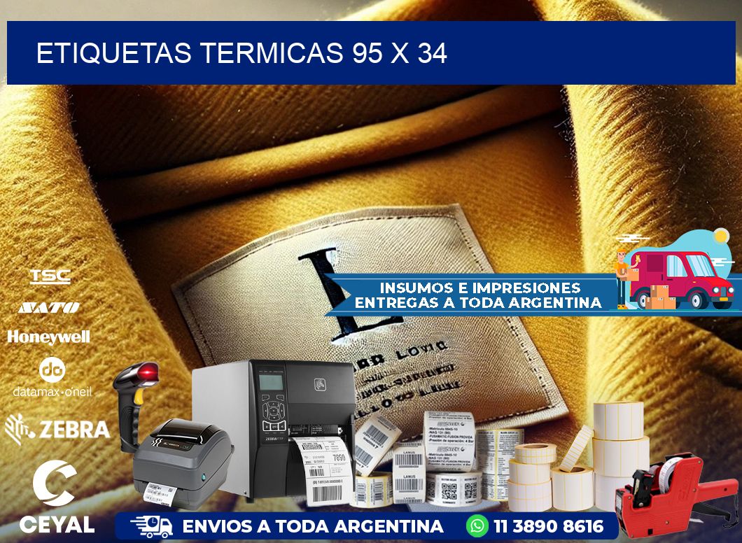 etiquetas termicas 95 x 34