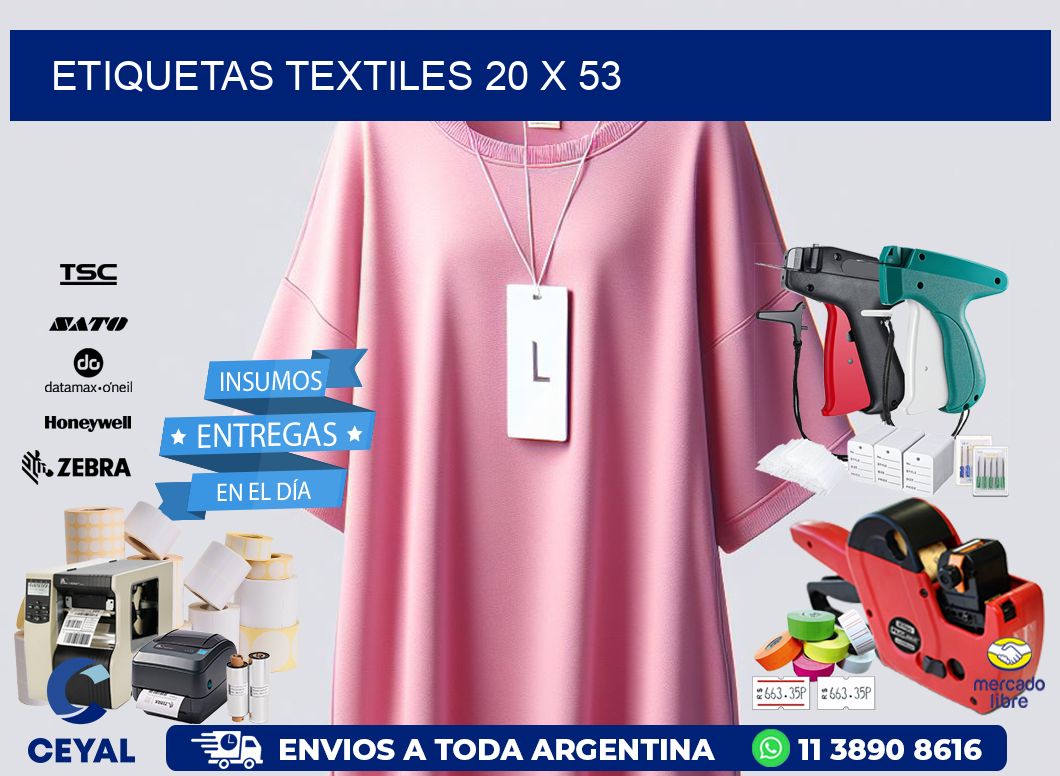 etiquetas textiles 20 x 53