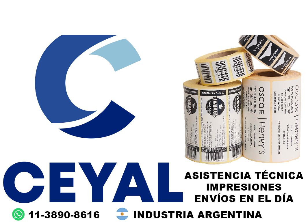 11490 Etiquetas para limpieza del hogar