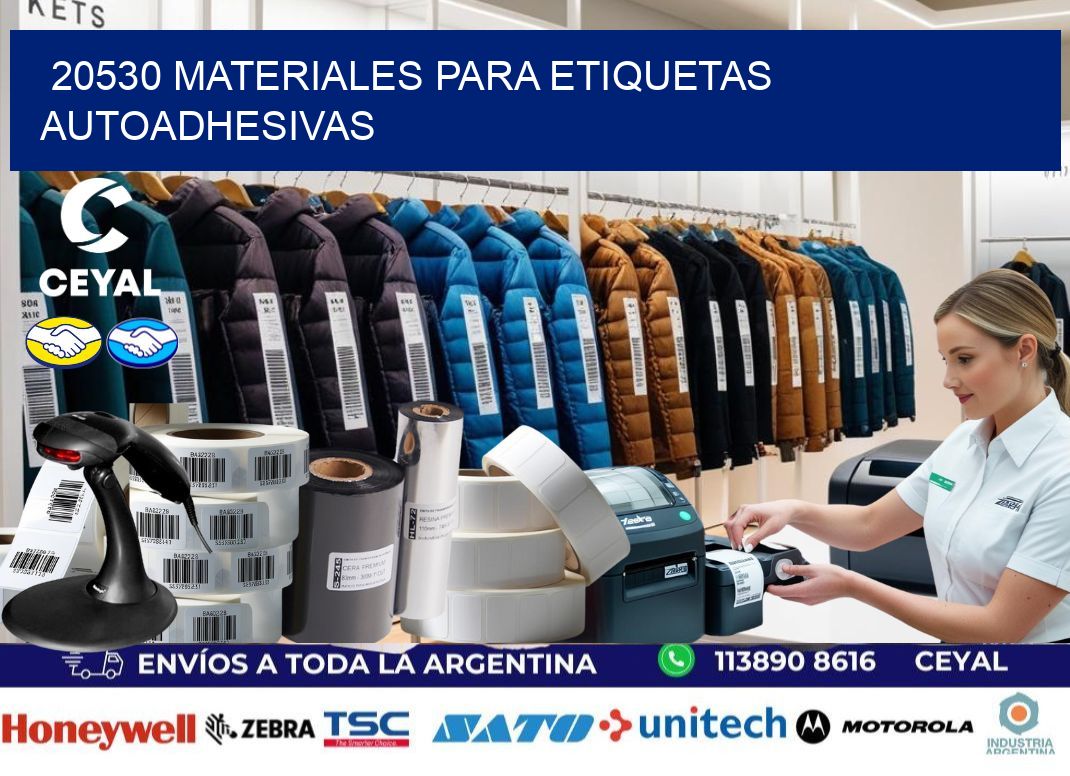 20530 materiales para etiquetas autoadhesivas