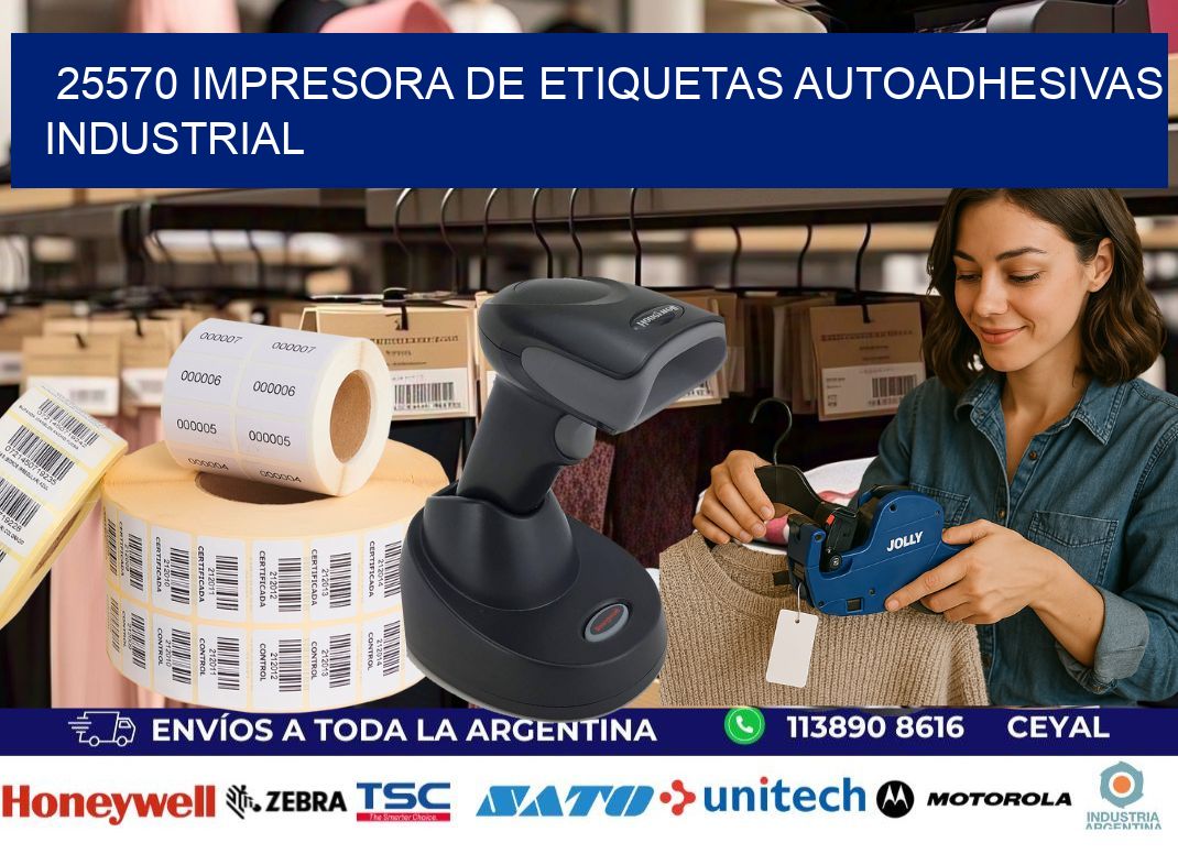 25570 Impresora de etiquetas autoadhesivas industrial