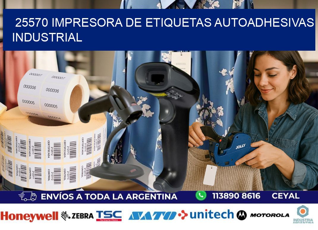 25570 Impresora de etiquetas autoadhesivas industrial