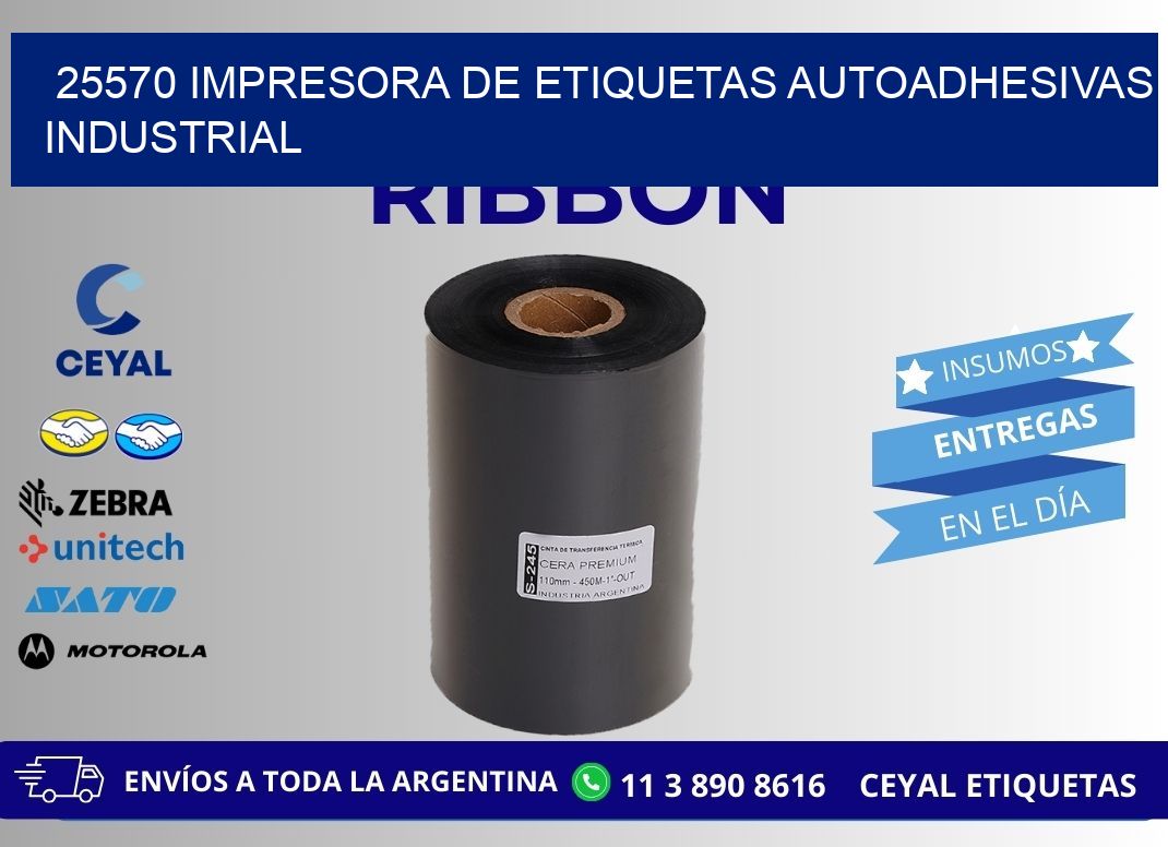 25570 Impresora de etiquetas autoadhesivas industrial