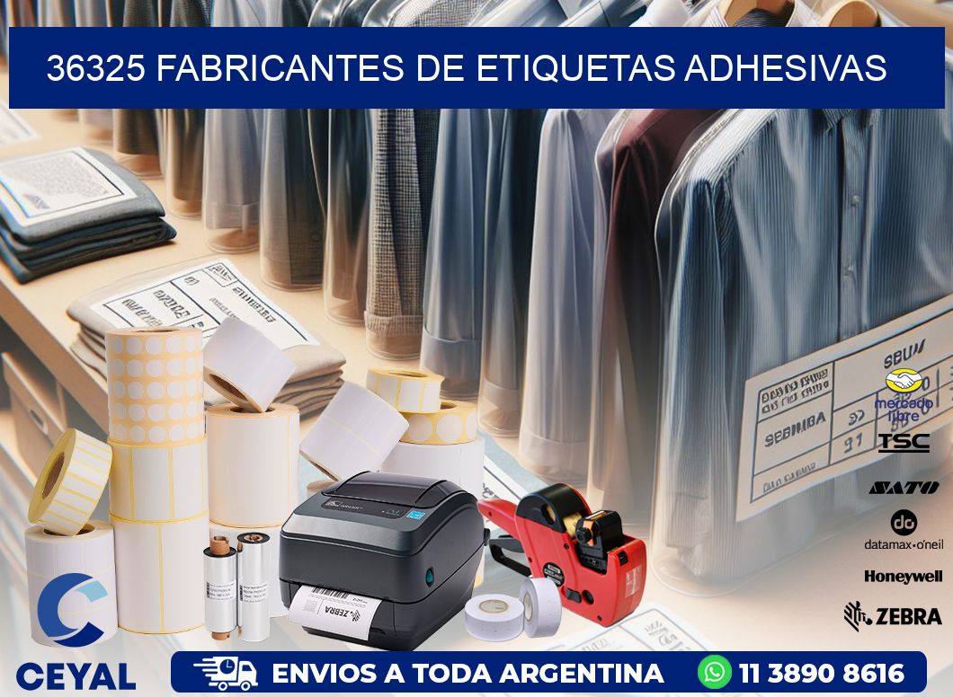 36325 Fabricantes de etiquetas adhesivas