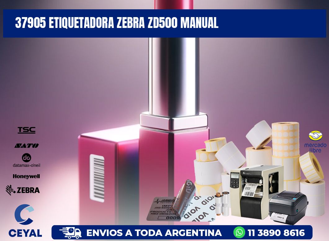 37905 Etiquetadora Zebra ZD500 manual
