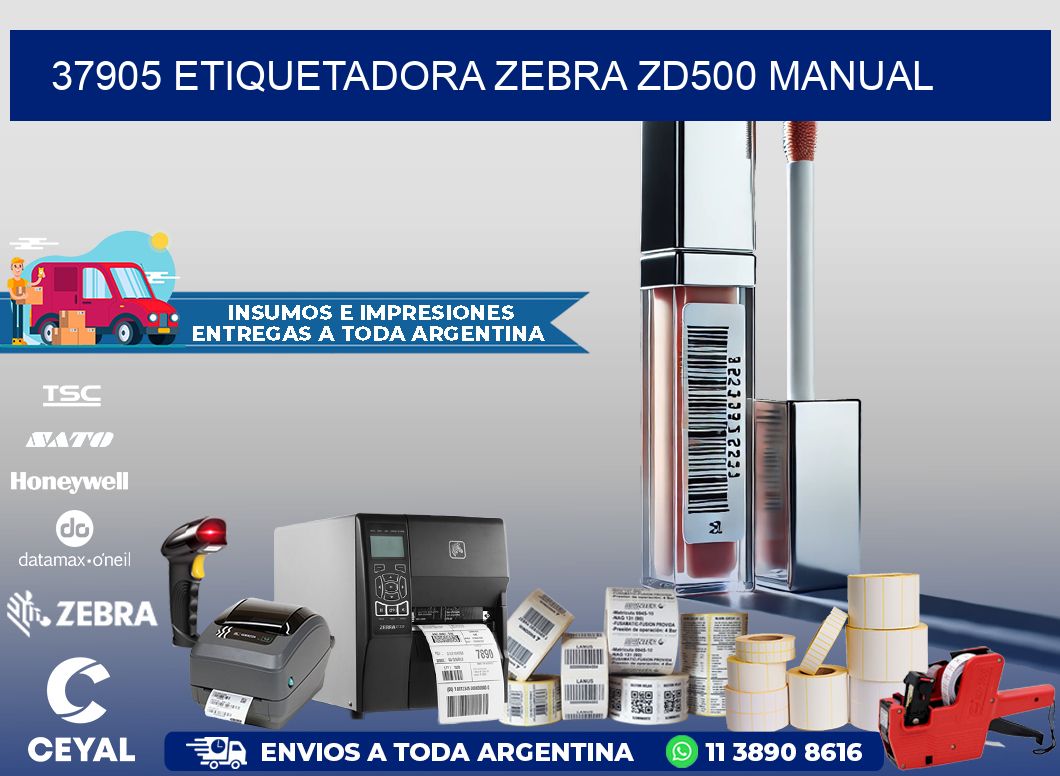 37905 Etiquetadora Zebra ZD500 manual