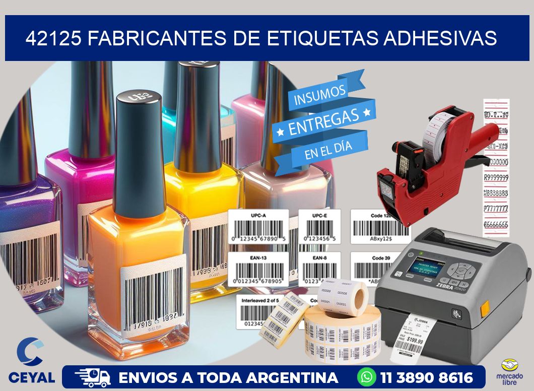 42125 Fabricantes de etiquetas adhesivas