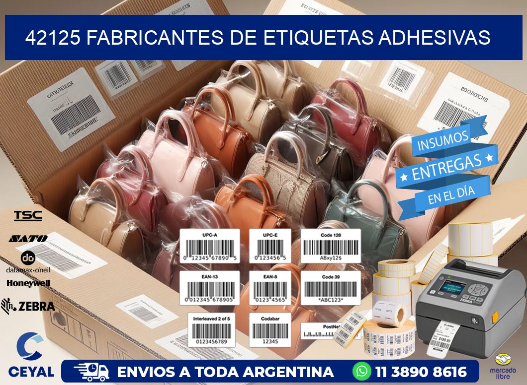 42125 Fabricantes de etiquetas adhesivas