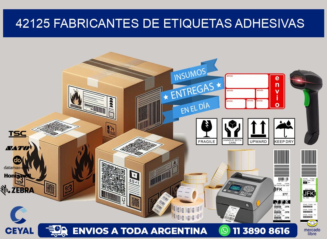 42125 Fabricantes de etiquetas adhesivas