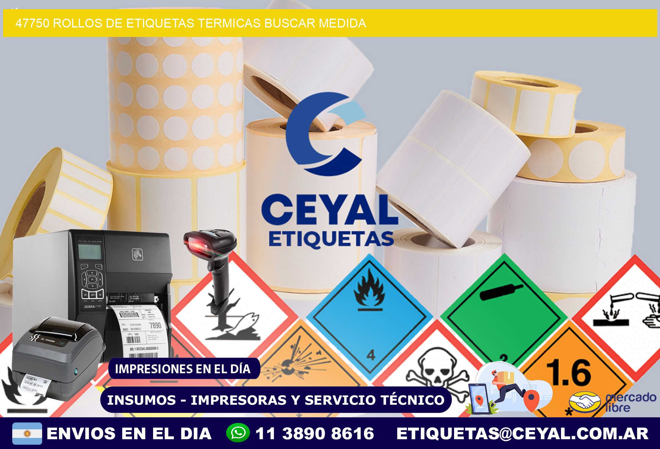 47750 rollos de etiquetas termicas buscar medida