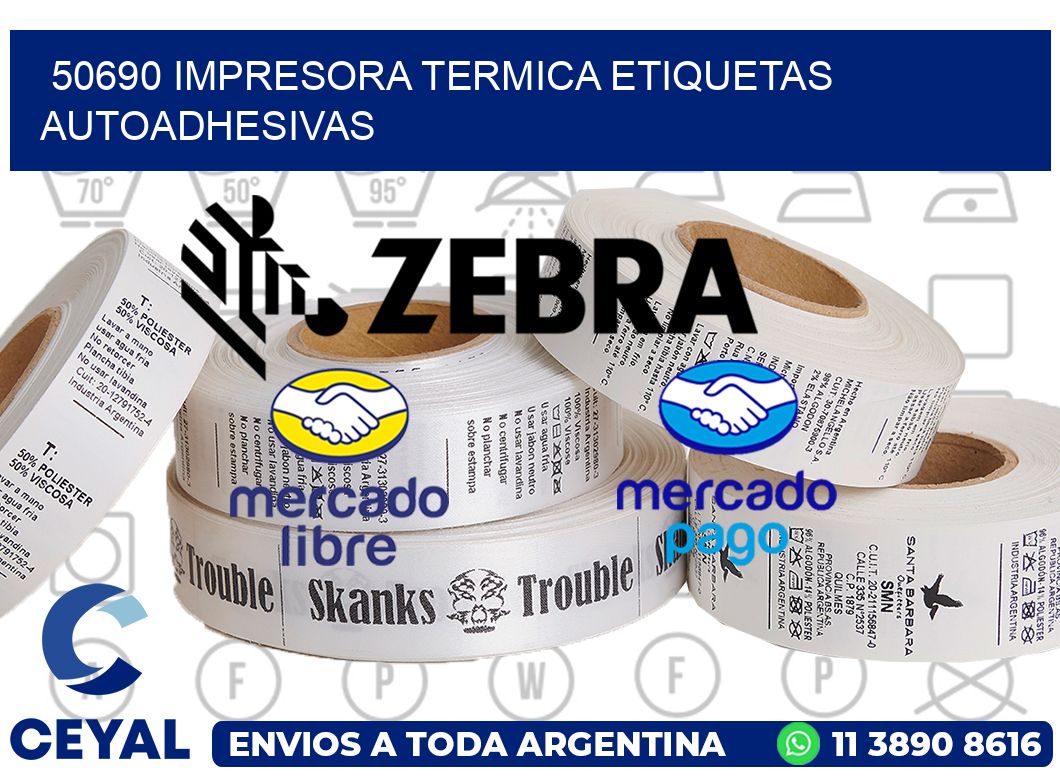 50690 Impresora termica etiquetas autoadhesivas