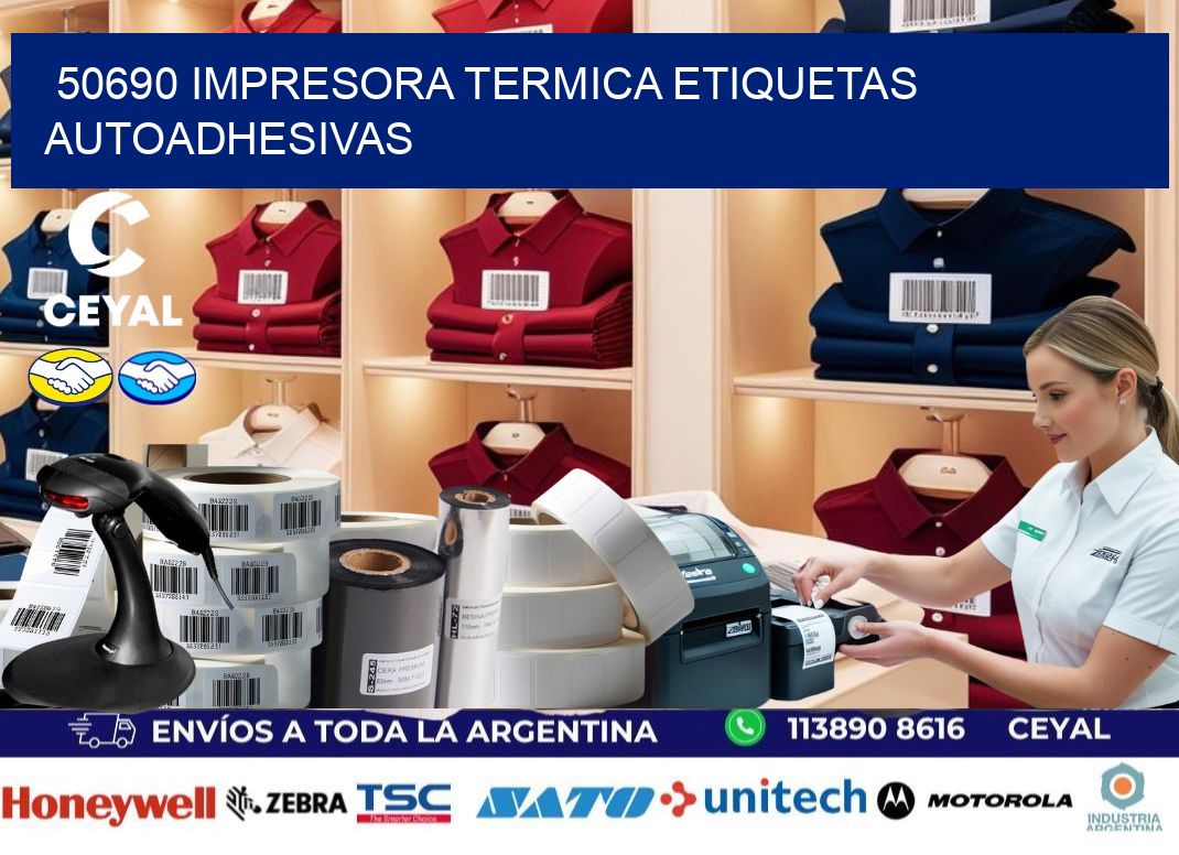 50690 Impresora termica etiquetas autoadhesivas