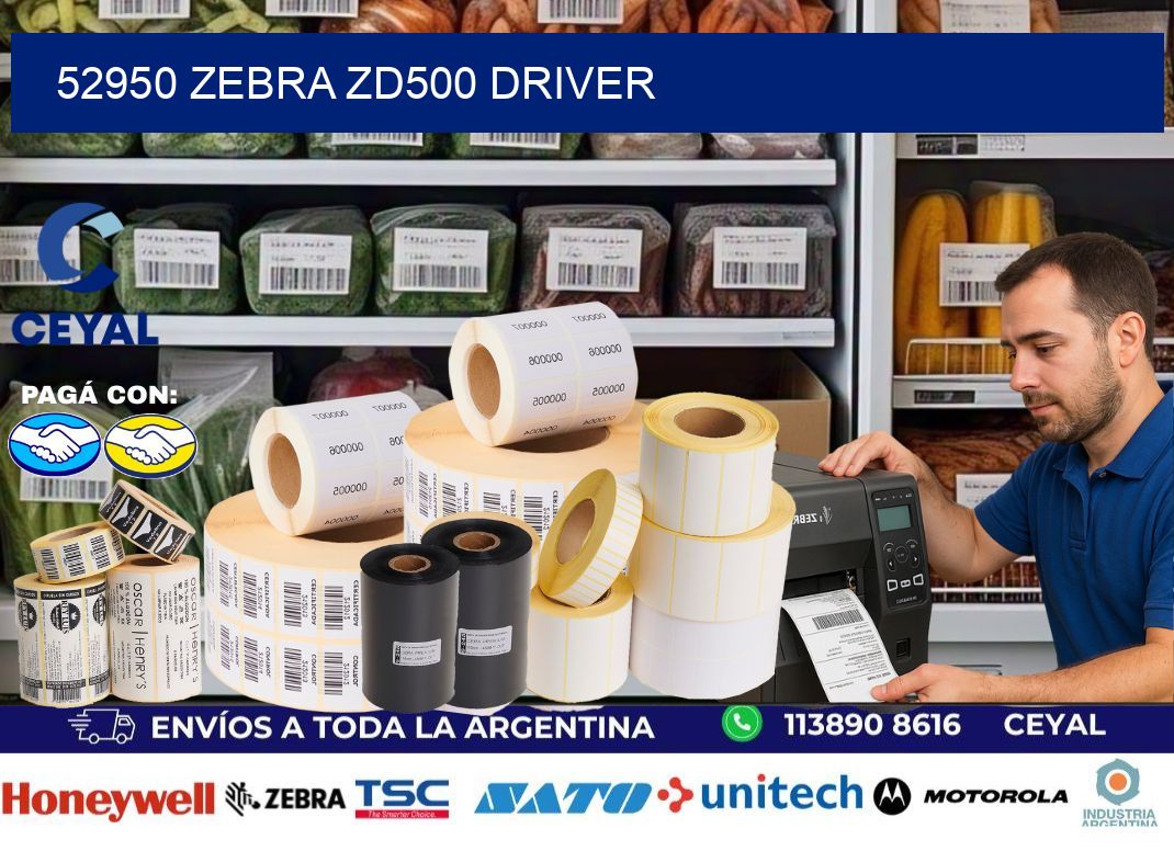 52950 Zebra ZD500 driver