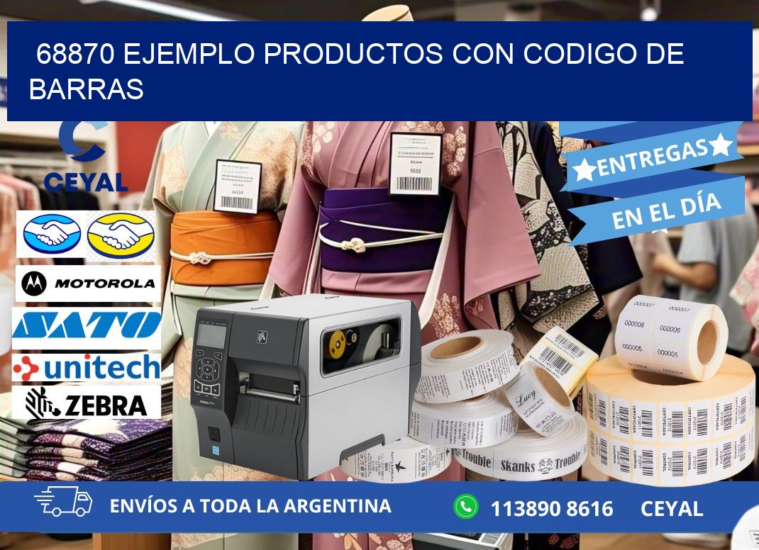 68870 ejemplo productos con codigo de barras