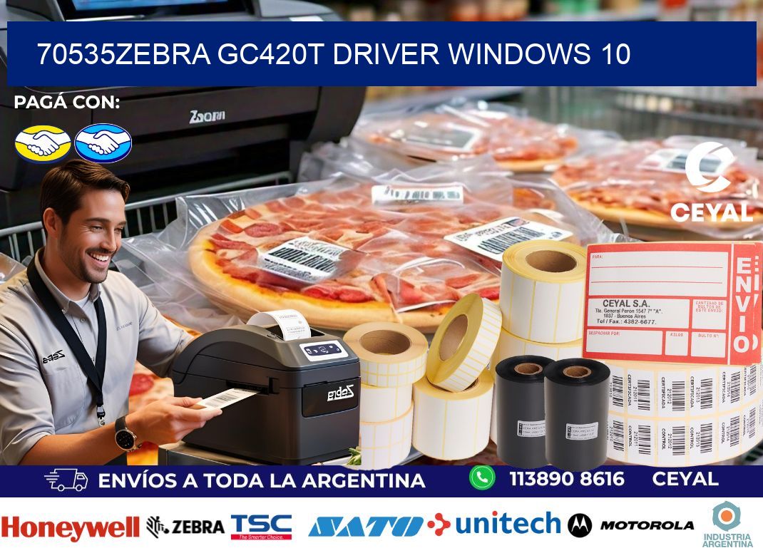 70535Zebra GC420t driver Windows 10