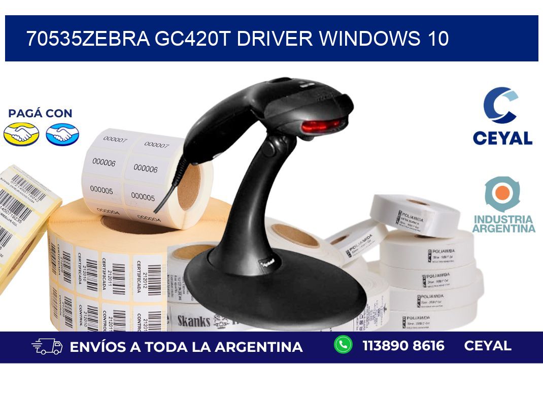 70535Zebra GC420t driver Windows 10