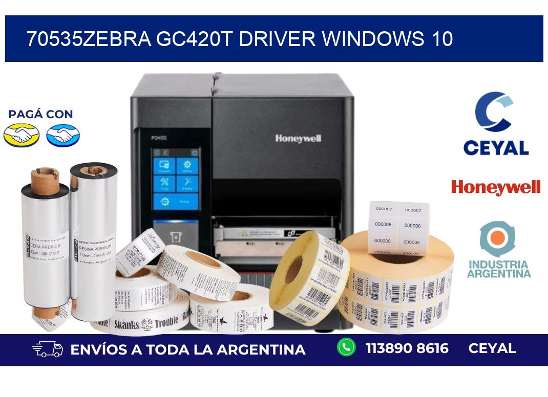 70535Zebra GC420t driver Windows 10