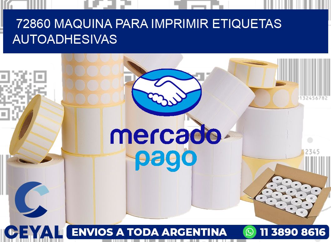 72860 maquina para imprimir etiquetas autoadhesivas