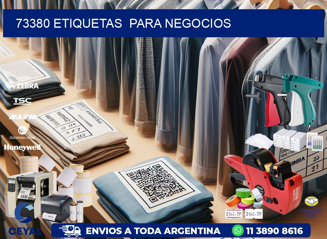 73380 etiquetas para negocios
