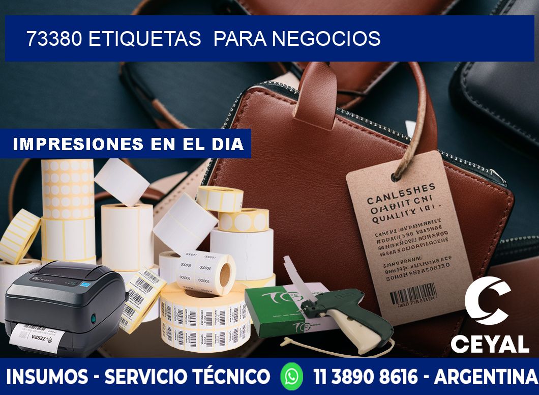 73380 etiquetas para negocios