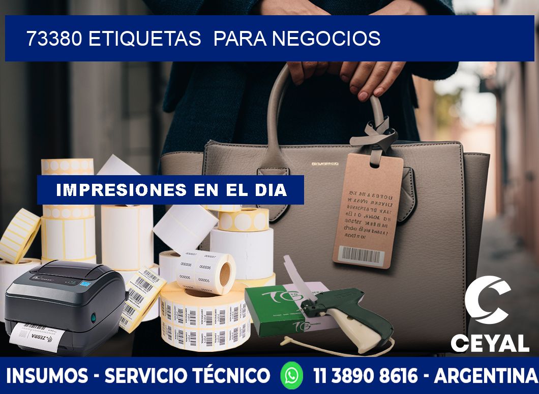 73380 etiquetas para negocios