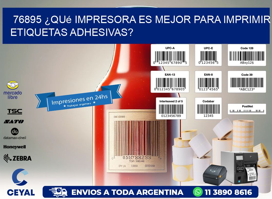 76895 ¿Qué impresora es mejor para imprimir etiquetas adhesivas?