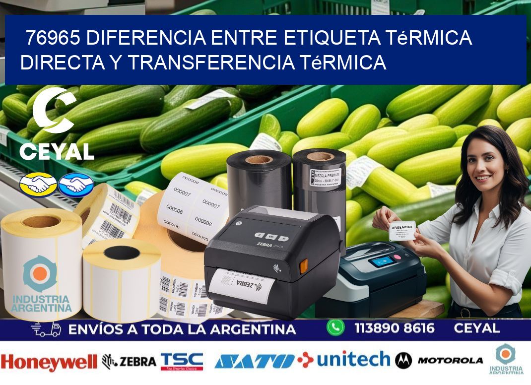76965 diferencia entre etiqueta térmica directa y transferencia térmica