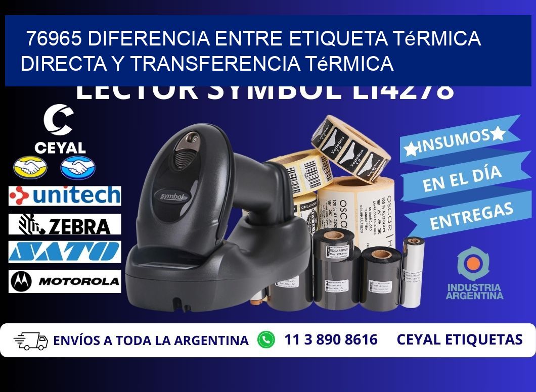 76965 diferencia entre etiqueta térmica directa y transferencia térmica