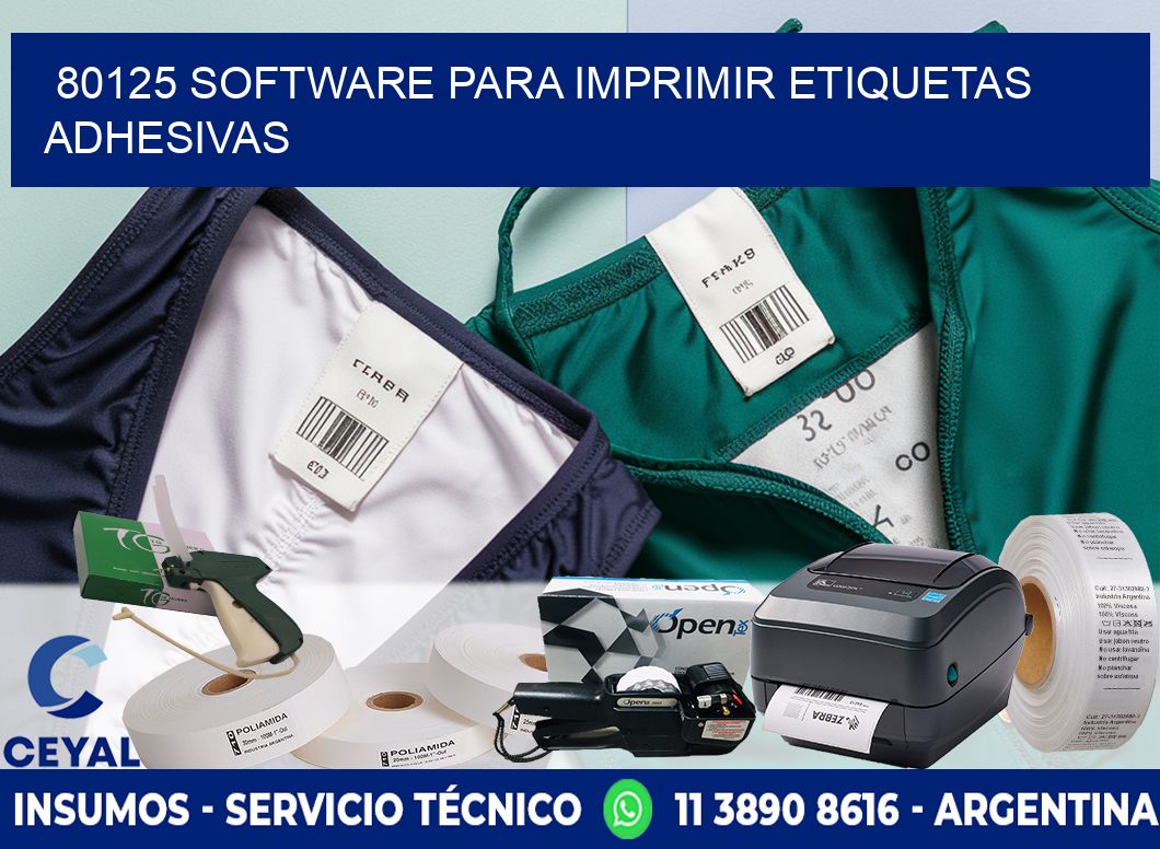 80125 software para imprimir etiquetas adhesivas
