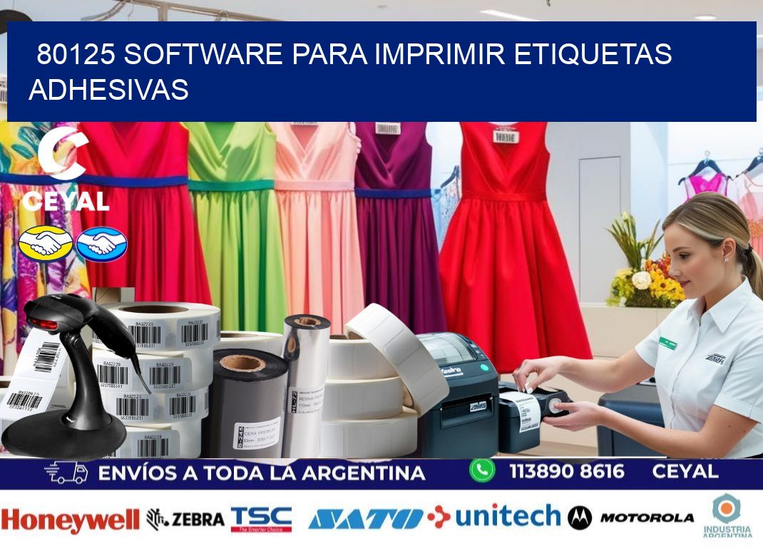 80125 software para imprimir etiquetas adhesivas