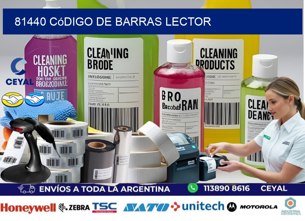 81440 Código de barras lector