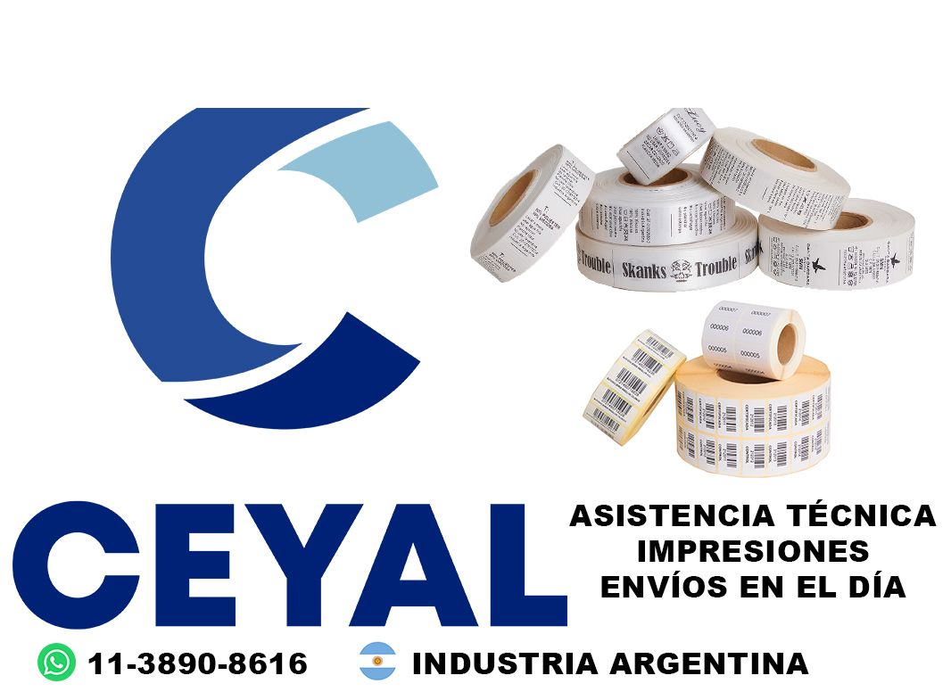 85895 Etiquetas adhesivas ean13 textil