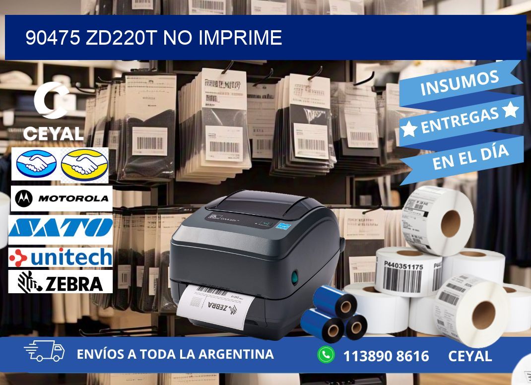 90475 ZD220t no imprime