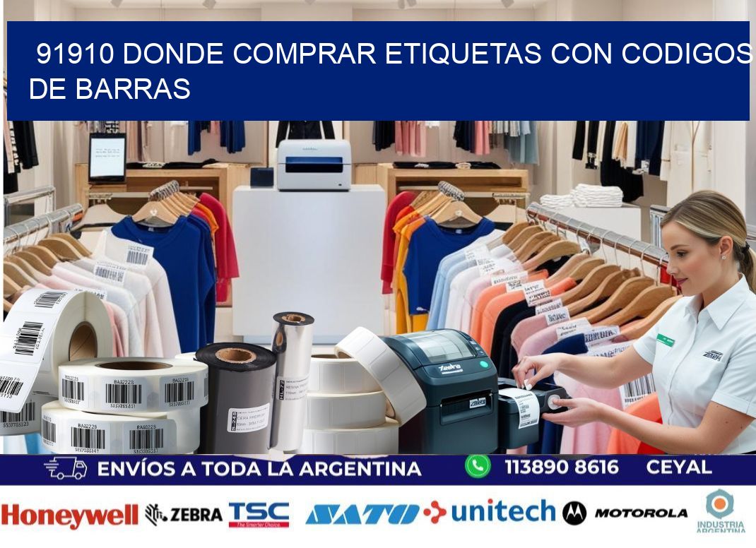 91910 Donde comprar etiquetas con codigos de barras