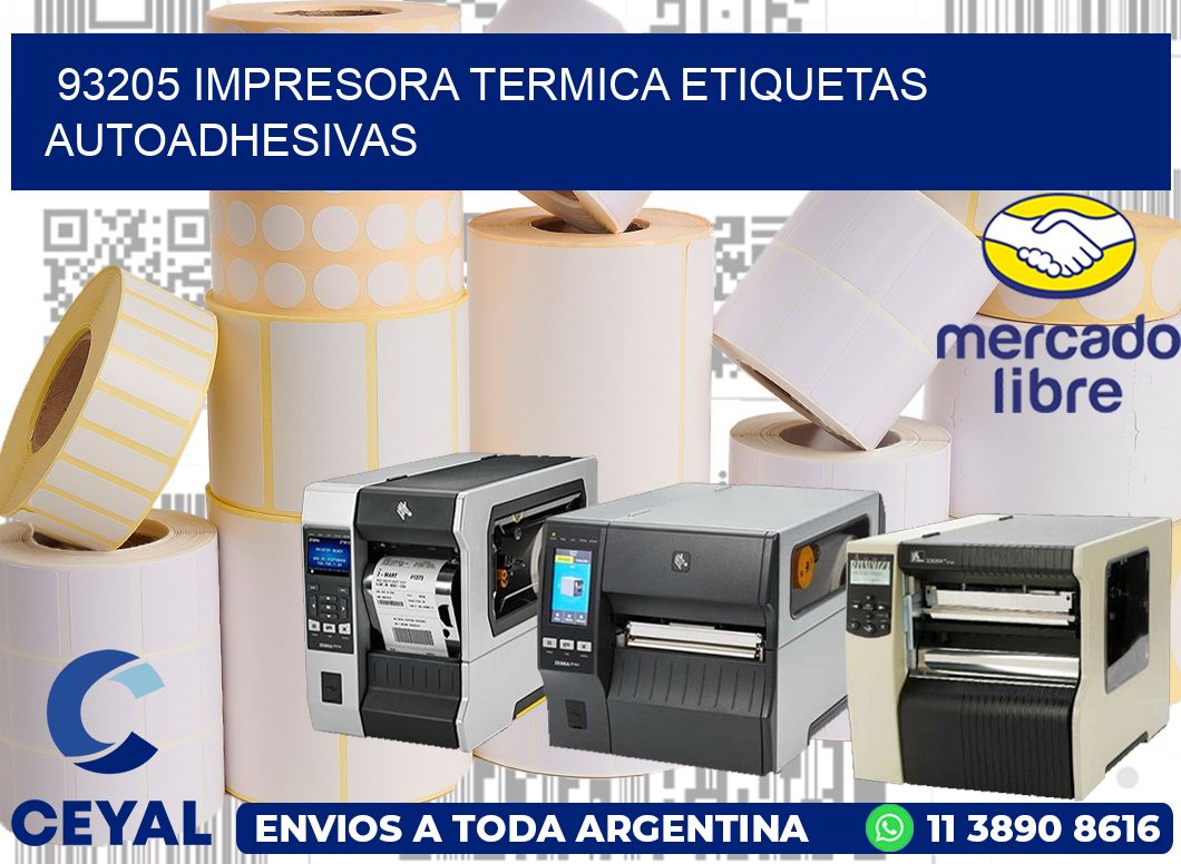 93205 Impresora termica etiquetas autoadhesivas